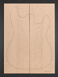 Curly Maple electric guitar top