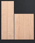 Bookmatched figured maple acoustic guitar back and side set 014