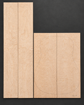 Bookmatched figured maple acoustic guitar back and side set 012