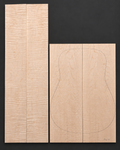 Bookmatched figured maple acoustic guitar back and side set 011
