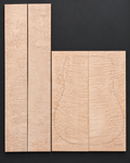 Bookmatched figured maple acoustic guitar back and side set 022