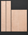 Bookmatched figured maple acoustic guitar back and side set 024