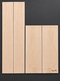 Bookmatched figured maple acoustic guitar back and side set 006