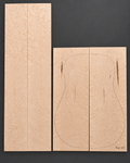 Bookmatched figured maple acoustic guitar back and side set