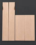 Bookmatched figured maple acoustic guitar back and side set 018