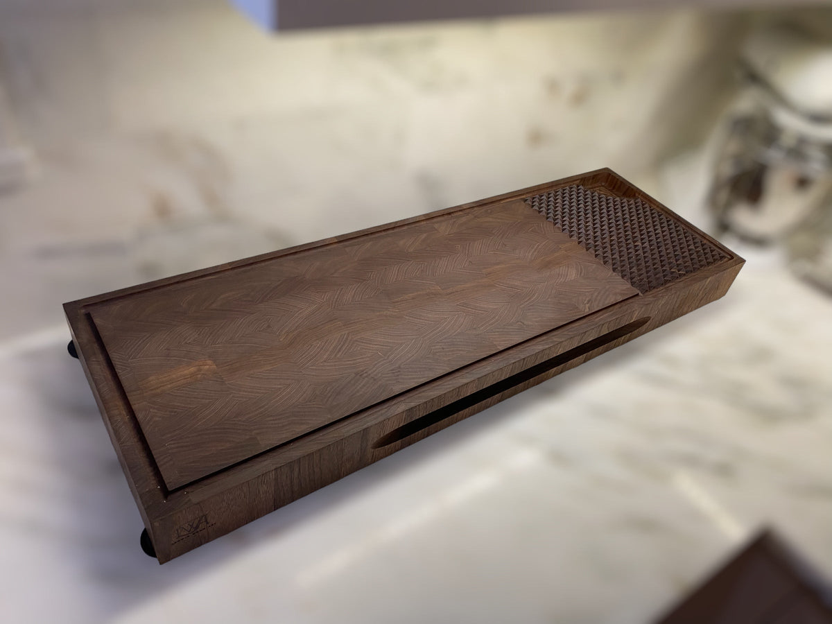 Walnut End Grain Butcher Block Cutting Board
