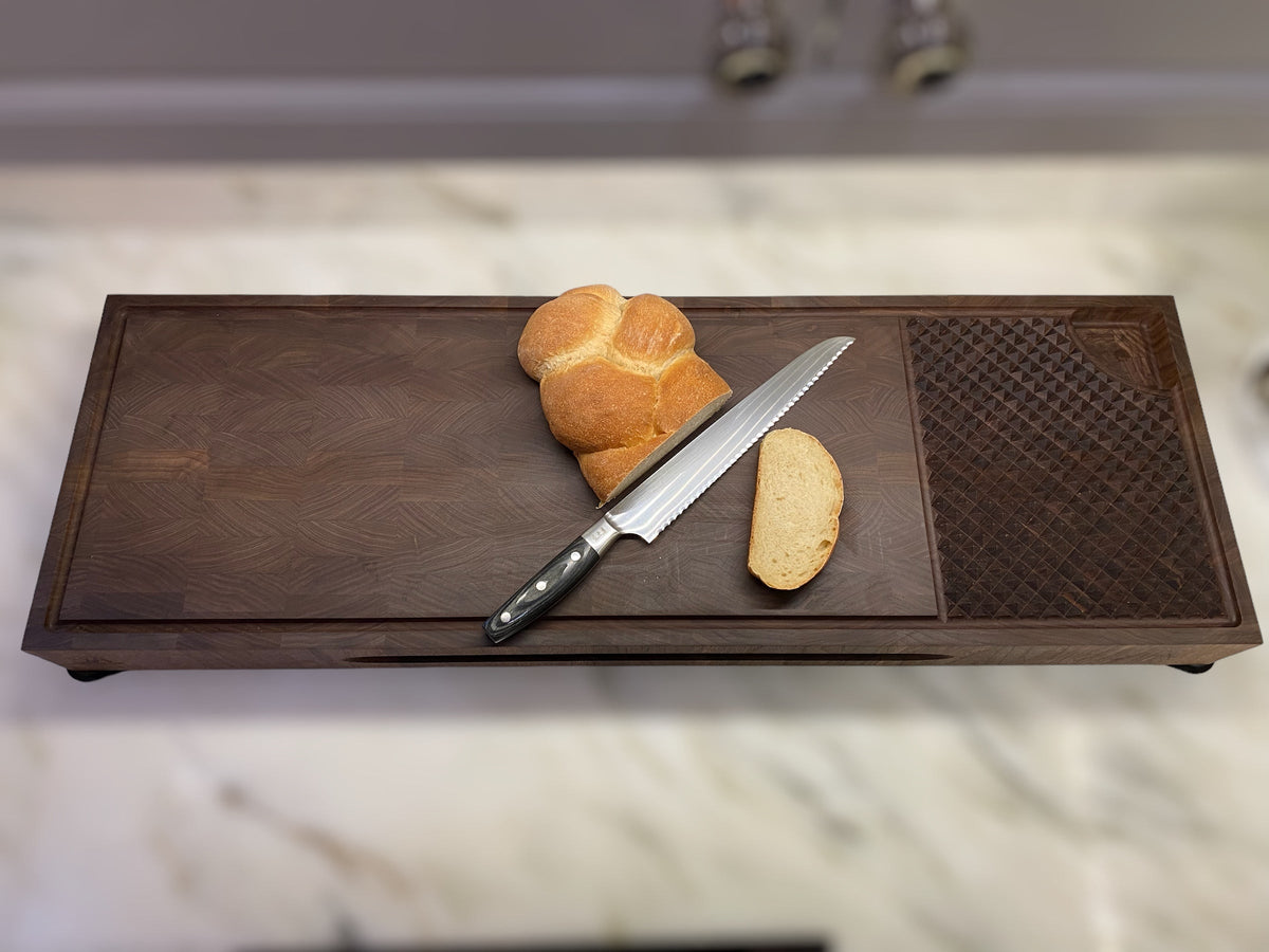 Walnut End Grain Butcher Block Cutting Board